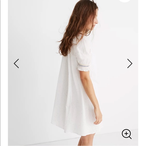 Madewell Rainbow Smocked Trapeze Dress, size M - Picture 2 of 8